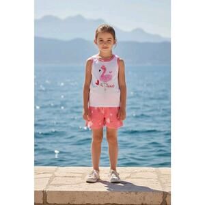 Girls Short Sets Lot Of 4 Each Set Have Different Graphics Size 12 Months